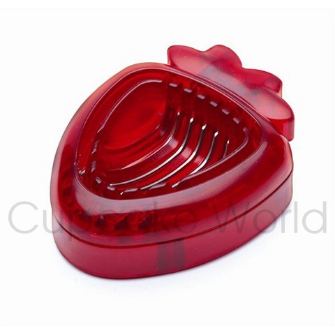 DLINE RED STRAWBERRY SLICER